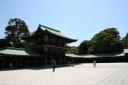Meji jingu tempel plein
