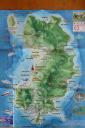 De kaart van Ko Tao zie onder voor Thian Og bay en Freedom beach